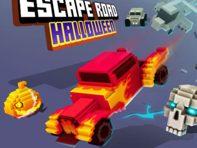 Escape Road Halloween background